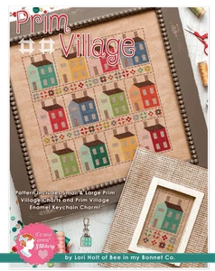 It's Sew Emma Cross Stitch Pattern-Prim Village By Lori Holt - Picture 1 of 2
