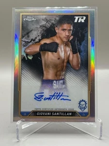 Giovani Santillan 2024 Topps Chrome Boxing #CBA-GSN Rookie Chrome Autographs - Picture 1 of 2