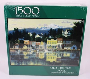 Old Trestle Pond 1500 Stück Puzzle von Bits and Pieces 24"x33" USA NEU - Bild 1 von 1