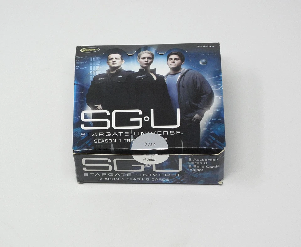 2010 Stargate Universe SG-U Season 1 EMPTY DISPLAY BOX #'d 0339/3000 SUPER RARE - Image 1 of 1