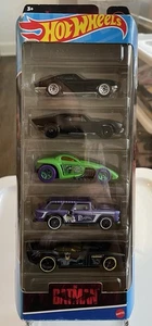 Hot Wheels 2022 "The Batman" DC Comics Batmobile Corvette Car 5 Pack Sealed NEW - Picture 1 of 4
