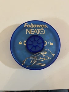 Fellowes NEATO CD DVD Label Applicator Tool Blue Disc Centering Tool - Picture 1 of 3