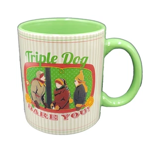 A Christmas Story Keramik Kaffeebecher Triple Dog Dare You Fahnenmast Szene grün - Bild 1 von 10