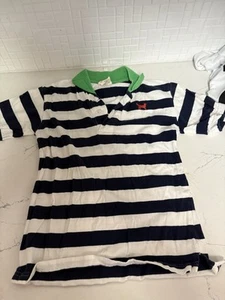 Jack Thomas Boys Striped Polo Size 7 - Picture 1 of 3