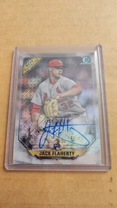 JACK FLAHERTY 2018 BOWMAN CHROME ROY FAVORITES MOJO #ROYFA-JF ROOMIE #40/99 AUTO - Picture 1 of 3