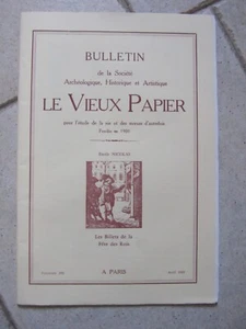 Bulletin Das alte Papier Nr. 280. 04/ 1981. Tickets zum Fest der Könige.... - Bild 1 von 3