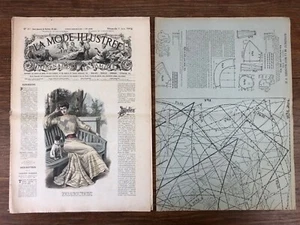 LA MODE ILLUSTREE Jahrgang Jahr 1904 # 23 (5. Juni) + MUSTER / Original MUSTER - Bild 1 von 6