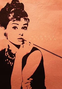 Breakfast At Tiffanys Audrey Hepburn  old film  Art Pop movie Canvas  Framed 24" - Picture 1 of 1