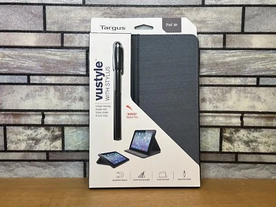 Targus Vustyle Case w Stylus, Apple iPad Air , Black Gray, Free Shipping Daily - Image 1 of 3