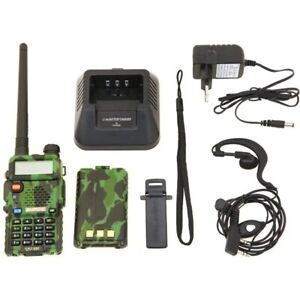 Talkie-walkie Baofeng UV-5R FM Radio VHF/UHF Double Bande Affichage + Casque NF 