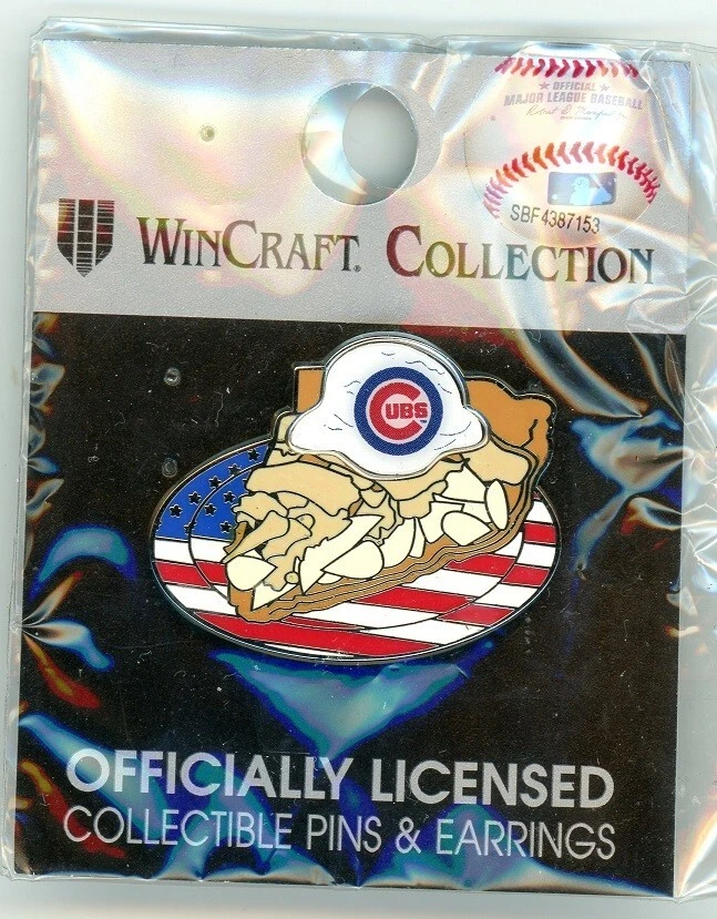 Chicago Cubs Apple Pie Pin Wincraft Baseball America 2016 MLB New in Package - Image 1 of 1