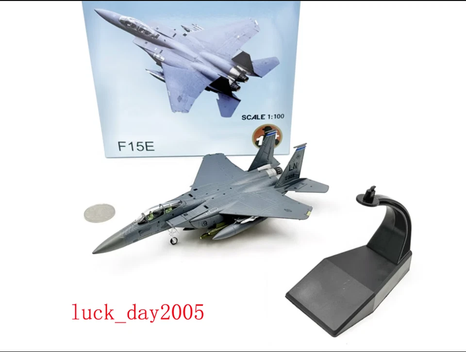 AMER Royal Air Force RAF F-15E Strike Eagle Fighter 1/100 Diecast Jet Model - Image 1 of 4