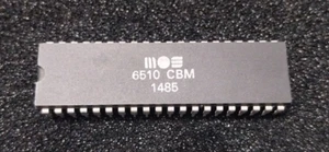 MOS 6510 (1485) CPU Commodore 64 UNCUTTED PINS Tested 100% working - Picture 1 of 3