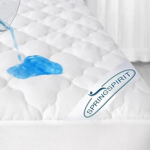 Waterproof Mattress Protector Soft Mattress Cover Pad Absorbent Topper Queen - Picture 1 of 6