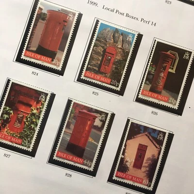 ISLE OF MAN MINT STAMPS 1999 SG824-829 LOCAL POST BOXES MNH WCP - Image 1 of 3