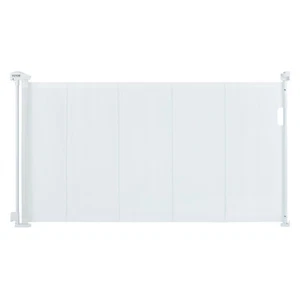 VEVOR Retractable Pet Dog Cat Baby Gate Mesh Fence Portable Guard 60" Wide White - Picture 1 of 12