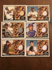 2003 BOWMAN HERITAGE DIAMOND CUTS JERSEY RELIC SET OF 6 Reyes Tejada Sasaki