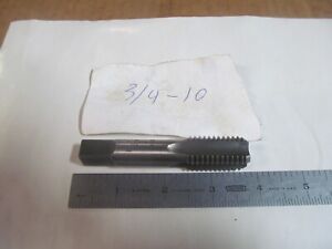 BUTTERFIELD HIGH SPEED STEEL TAP, 3/4-10, 4-FLUTE, BOTTOMING TAP, USA MADE.