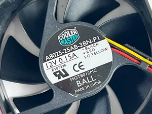 Cooler Master SAF-B83 Case Fan – 80x80x25mm Ball Bearing – #1 - Picture 1 of 8