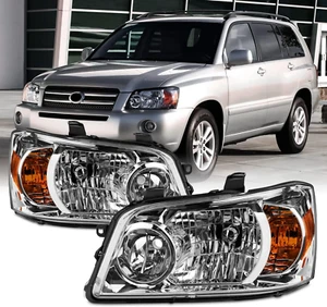 2004 2005 2006 Toyota Highlander SUV 04-06 Halogen Type Headlights OE Style Driv - Picture 1 of 7