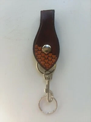  Leather key ring,with belt,purse loop - Image 1 of 4