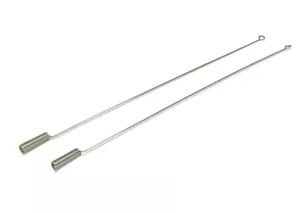 Heng Long RC Battle Tank 1/24 Antenna Spring Whip Accessories Parts 12.5cm 2pcs - Picture 1 of 4