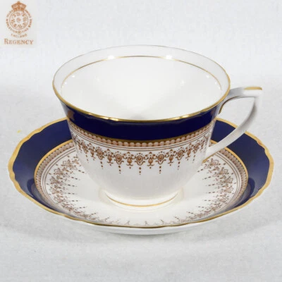 Royal Worcester Regency чашка 2 1/4» высотой и блюдце 5 3/4» - Изображение 1 из 4