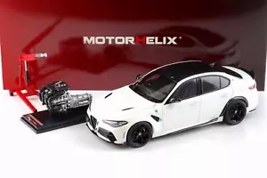 Elica Motore 1:18 Alfa Romeo Giulia GTA Bianco Trofed Bianco + Motore Die-Cast M890 - Foto 1 di 7