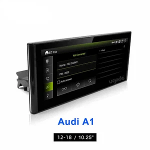 For AUDI A1 Android 13 Touch Screen Apple CarPlay Head Unit GPS Autoradio 10.25" - Picture 1 of 4