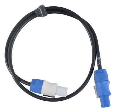 PRONOMIC DJ PA Strom Kabel Link Power Twist Plug Stecker Licht Ton Durchschleifen 1m