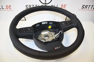 LENKRAD AUDI RS4  B7 NEU BEZIEHEN NEUBEZIEHEN  LEDER - Bild 1 von 10