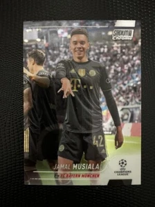 2021-22 Topps Stadium Club Chrome UCL Jamal Musiala #42 FC Bayern Munchen - Picture 1 of 2