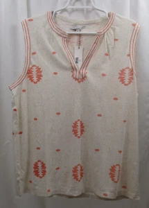 Women's Lucky Brand Embroidered Shirt XL - Picture 1 of 3
