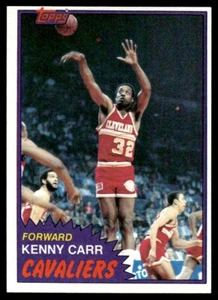1981-82 Topps Kenny Carr Cleveland Cavaliers #MW72 - Picture 1 of 2