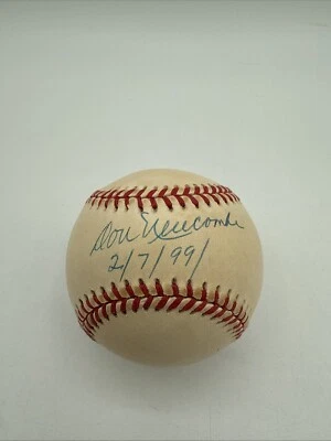 Don Newcombe Autographed OML Baseball.  Beckett Authenticated.  - Image 1 of 4