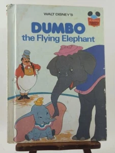 Dumbo di Walt Disney 1978 L'elefante volante libro copertina rigida - Foto 1 di 4