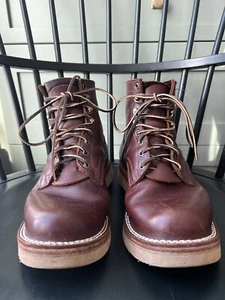 Franks Boots Rainier 6 Inch Chocolate Size 9.5FF - Picture 1 of 9