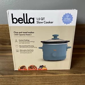 Olla de cocción lenta bella de 1,5 cuartos de galón con 3 controles manuales de calor EverGood™ cerámica antiestica... - Imagen 1 de 5