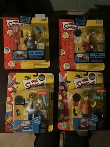 Playmates WOS Simpsons Series Lot Of 4 Figures - Picture 1 of 5