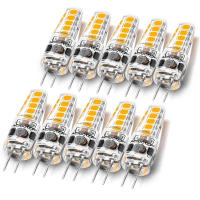 G4 Led Light Bulbs 12V 24V 10W 20W T3 Halogen Bulb 107dJC Bi-Pin G4 2W 220lm ... - Image 1 of 4
