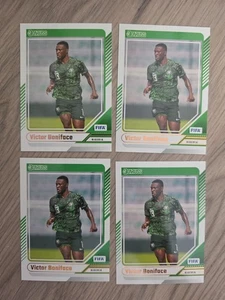 4x 2024-25 Panini Donruss Soccer FIFA Victor Boniface Nigeria #164 - Picture 1 of 2