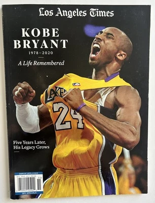 2020 LA Times LOS ANGELES Lakers KOBE BRYANT 1978-2020 NewsStand 96 page TRIBUTE - Image 1 of 4