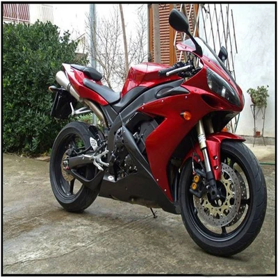 Обтекатель инжекторный FKA красный черный ABS пластик подходит для Yamaha YZF R1 r001 2004-2006 годов выпуска - Изображение 1 из 4
