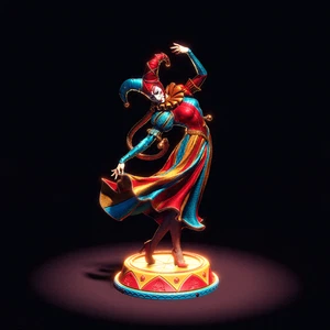 Jester Sculpture (500mm)/3D Printed/Unpainted/Unassembled/GK/CA3DArt - Picture 1 of 6
