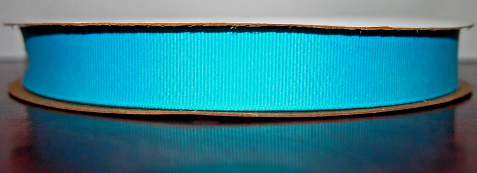 Light Turquoise Grosgrain Ribbon 7/8" Wide x 100 Yards-For All Seasons - Image 1 of 1