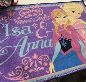Disney Frozen Area Rug - Elsa & Anna Princess 54x30 Non-Slip - Picture 1 of 9