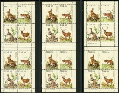 Ireland 1980 Fauna and Flora Minisheet All 9 Plated positions Sc 483a  MNH - Image 1 of 4