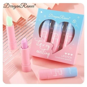 3x Dragon Ranee Jelly Lipstick Nourishing & Temperature Color Changing Magic NIB - Picture 1 of 7
