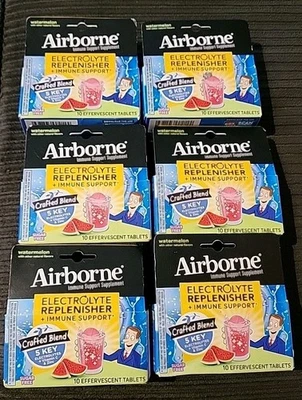 (6) Reponedor de electrolitos en el aire + Sandía de apoyo inmunológico (10 pestañas cada una) Foto 1 de 3