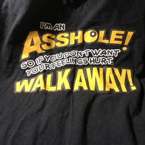 Grafik Tshirt - A-Loch Walk Away schwarz Gildan Large - Bild 1 von 7
